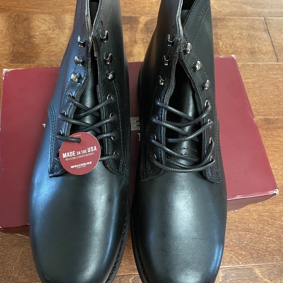 Made in USA Wolverine boots. - Picture 1 of 5